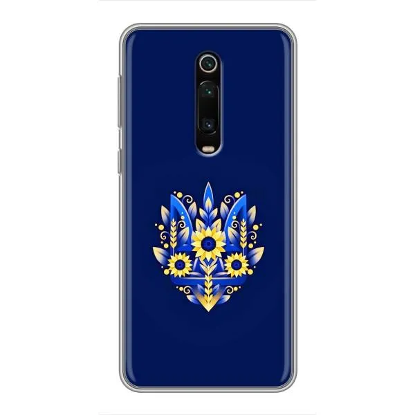 Чохол з принтом «Квітковий Герб» для Xiaomi Redmi K20 Чохол з принтом «Квітковий Герб» для Xiaomi Redmi K20