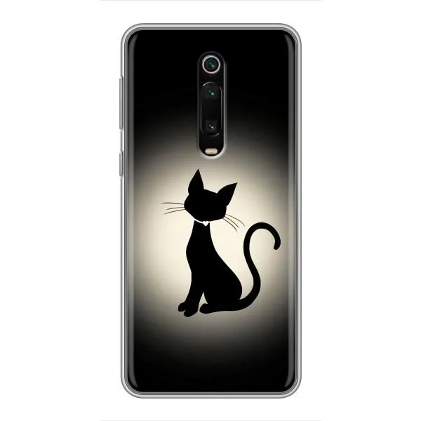 Чехол с принтом «Силуэт котика» для Xiaomi Redmi K20