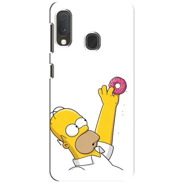 Чехол с принтом «Гомер с пончиком» для Samsung Galaxy A20e