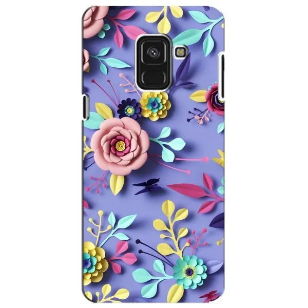 Чехол с принтом «Цветочный дизайн» для Samsung Galaxy A8 Plus 2018 (A730F)