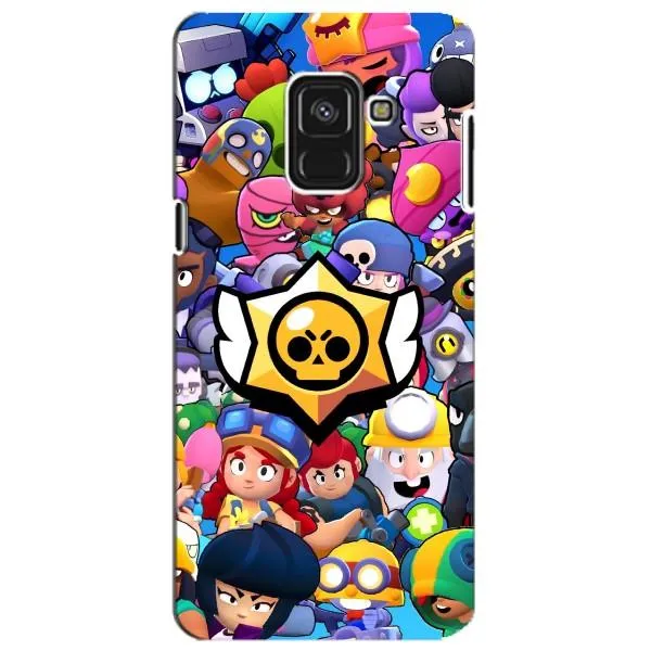 Чехол с принтом «Лого Brawl Stars» для Samsung Galaxy A8 Plus 2018 (A730F)