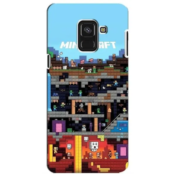 Чехол с принтом «фон Minecraft» для Samsung Galaxy A8 Plus 2018 (A730F)