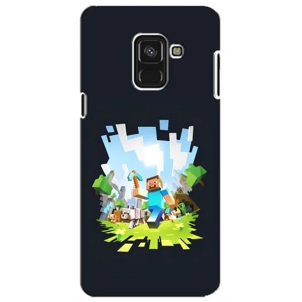 Чехол с принтом «персонажи Minecraft» для Samsung Galaxy A8 Plus 2018 (A730F)