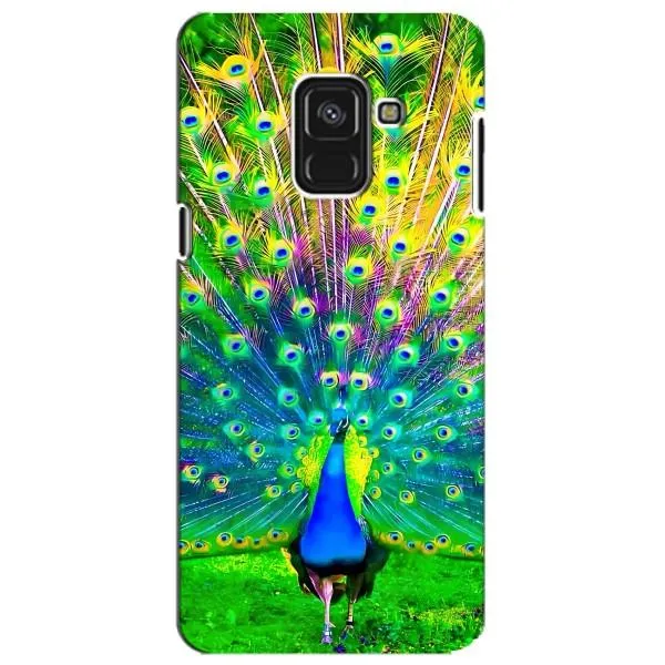 Чохол з принтом «Яскравий Павлин» для Samsung Galaxy A8 Plus 2018 (A730F)