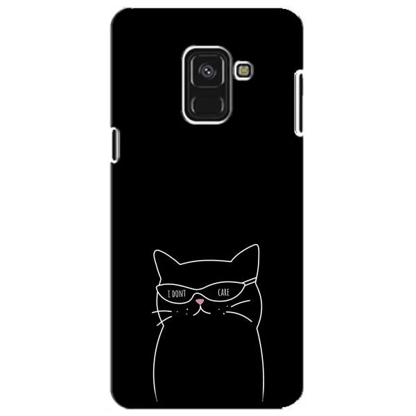 Чехол с принтом «Равнодушный кот» для Samsung Galaxy A8 Plus 2018 (A730F)