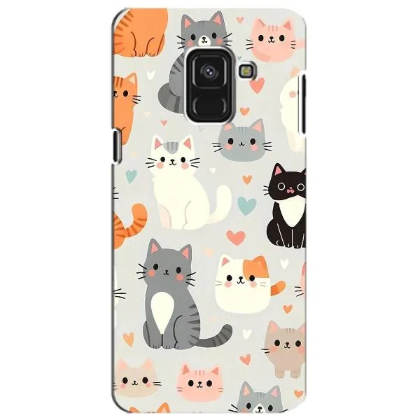 Чехол с принтом «Коллаж котов» для Samsung Galaxy A8 Plus 2018 (A730F)