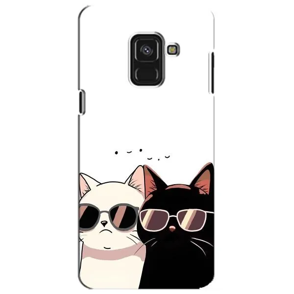Чехол с принтом «Коты в очках» для Samsung Galaxy A8 Plus 2018 (A730F)