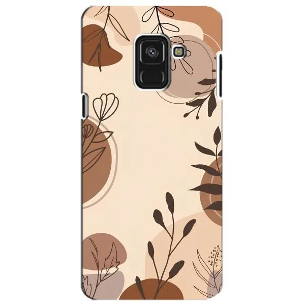 Чехол с принтом «Коричневые цветы» для Samsung Galaxy A8 Plus 2018 (A730F) Чехол с принтом «Коричневые цветы» для Samsung Galaxy A8 Plus 2018 (A730F)