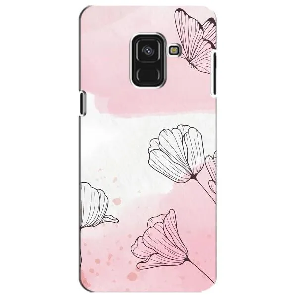 Чехол с принтом «Розовые цветы» для Samsung Galaxy A8 Plus 2018 (A730F) Чехол с принтом «Розовые цветы» для Samsung Galaxy A8 Plus 2018 (A730F)
