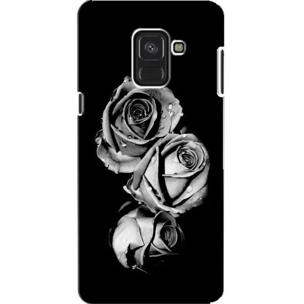 Чехол с принтом «Черная роза» для Samsung Galaxy A8 2018 (A530F)