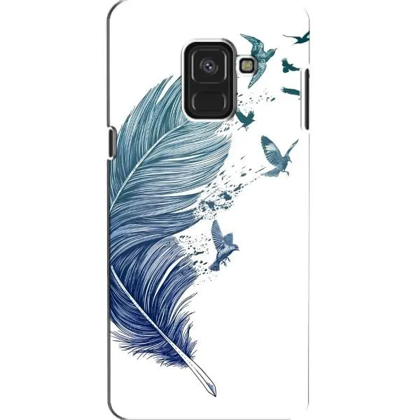 Чехол с принтом «Перышко» для Samsung Galaxy A8 2018 (A530F)
