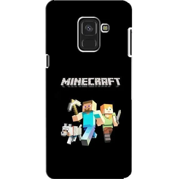 Чехол с принтом «герои Minecraft» для Samsung Galaxy A8 2018 (A530F)