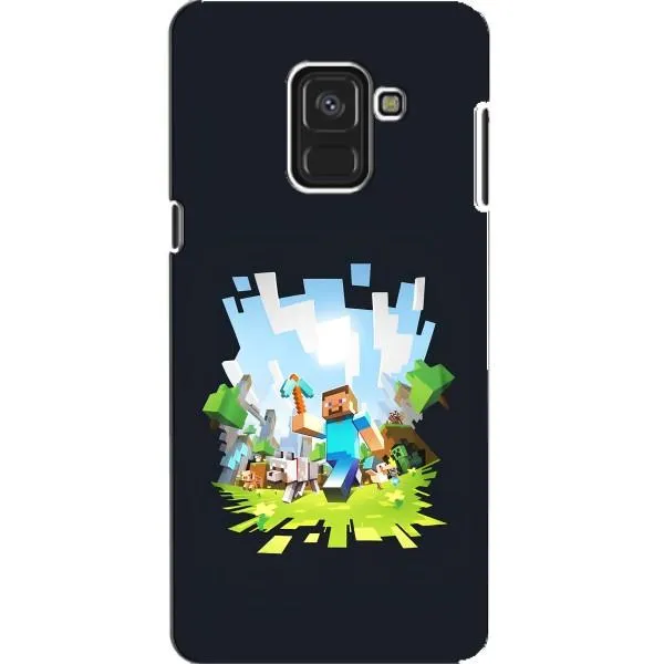 Чехол с принтом «персонажи Minecraft» для Samsung Galaxy A8 2018 (A530F)