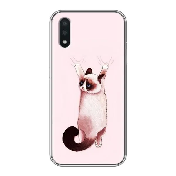 Чехол с принтом «Котик падает» для Samsung Galaxy A01 Core