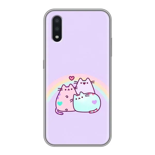 Чехол с принтом «Радужные котики» для Samsung Galaxy A01 Core
