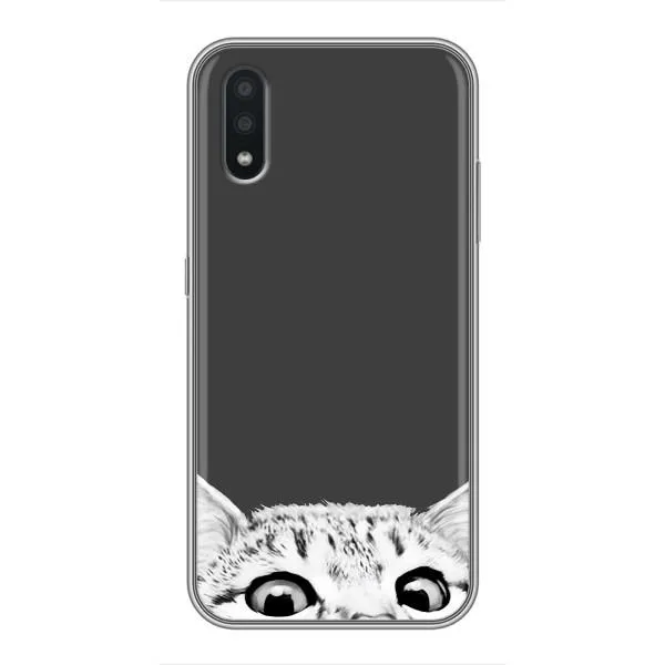 Чехол с принтом «Выглядывает кот» для Samsung Galaxy A01 Core