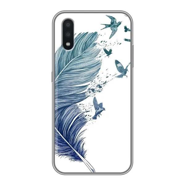 Чехол с принтом «Перышко» для Samsung Galaxy A01 Чехол с принтом «Перышко» для Samsung Galaxy A01