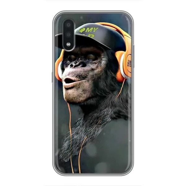 Чохол з принтом «В навушниках» для Samsung Galaxy A01