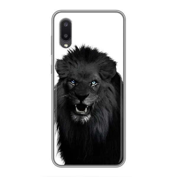 Чехол с принтом «Черный ЛЕВ» для Samsung Galaxy A02 Чехол с принтом «Черный ЛЕВ» для Samsung Galaxy A02