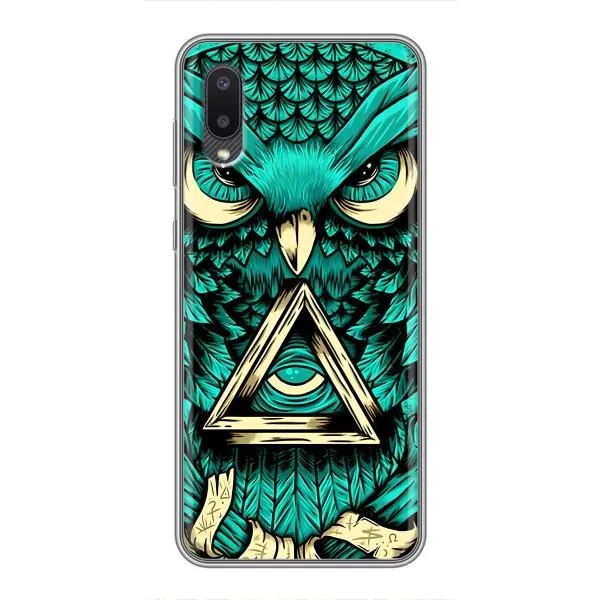 Чехол с принтом «Сова с глазом» для Samsung Galaxy A02