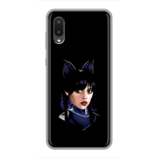 Чехол с принтом «серьезная Уэнздей» для Samsung Galaxy A02 Чехол с принтом «серьезная Уэнздей» для Samsung Galaxy A02
