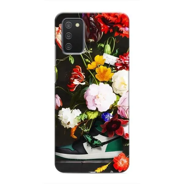 Чехол с принтом «Nike цветы» для Samsung Galaxy A02s Чехол с принтом «Nike цветы» для Samsung Galaxy A02s