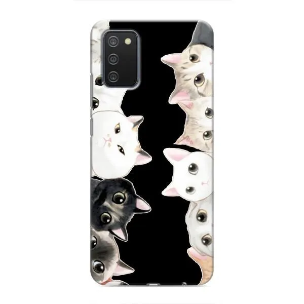 Чехол с принтом «Взгляд котов» для Samsung Galaxy A02s
