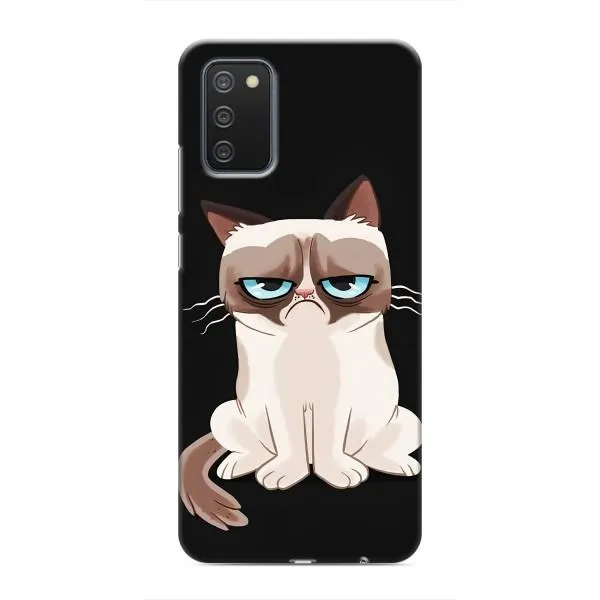 Чехол с принтом «Грустный кот» для Samsung Galaxy A02s Чехол с принтом «Грустный кот» для Samsung Galaxy A02s
