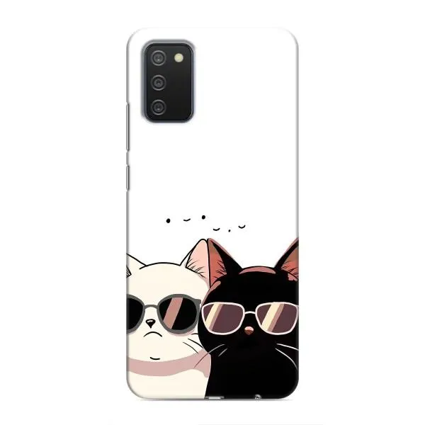 Чехол с принтом «Коты в очках» для Samsung Galaxy A02s