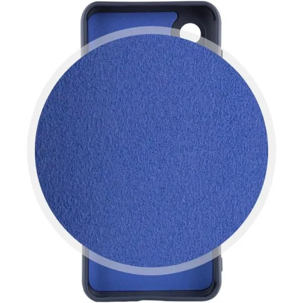 Чехол Silicone Cover Lakshmi Full Camera (A) для Samsung Galaxy A03 Core — Синий — фото 3 Чехол Silicone Cover Lakshmi Full Camera (A) для Samsung Galaxy A03 Core — Синий — фото 3