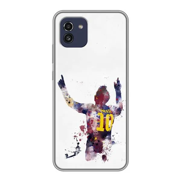 Чехол с принтом «Messi Barca» для Samsung Galaxy A03 (A035)