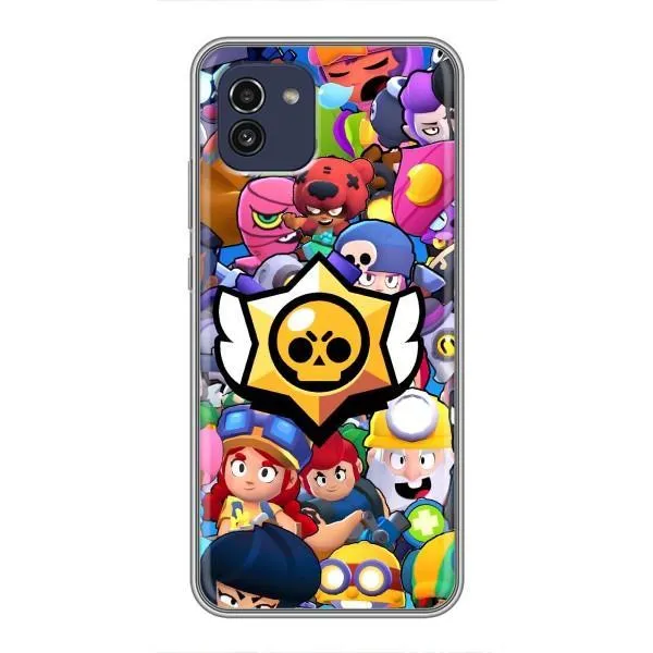 Чехол с принтом «Лого Brawl Stars» для Samsung Galaxy A03 (A035)