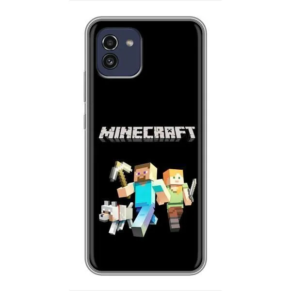 Чехол с принтом «герои Minecraft» для Samsung Galaxy A03 (A035) Чехол с принтом «герои Minecraft» для Samsung Galaxy A03 (A035)