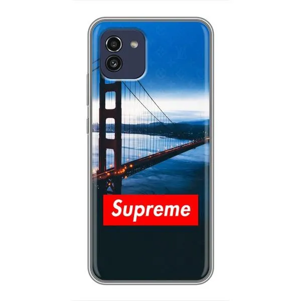 Чехол с принтом «Стиль Supreme» для Samsung Galaxy A03 (A035)