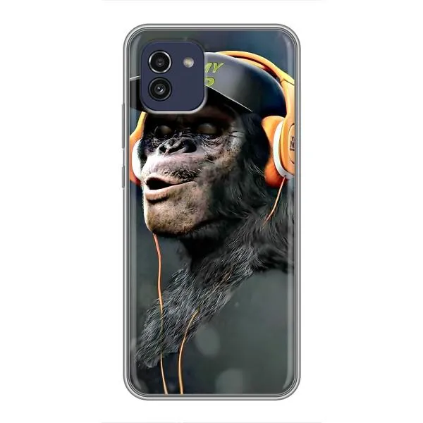 Чехол с принтом «В наушниках» для Samsung Galaxy A03 (A035) Чехол с принтом «В наушниках» для Samsung Galaxy A03 (A035)