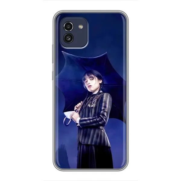 Чехол с принтом «Венсдей» для Samsung Galaxy A03 (A035) Чехол с принтом «Венсдей» для Samsung Galaxy A03 (A035)