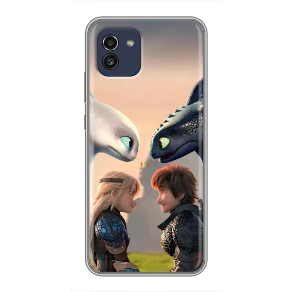 Чехол с принтом «Иккинг и Астрид» для Samsung Galaxy A03 (A035) Чехол с принтом «Иккинг и Астрид» для Samsung Galaxy A03 (A035)