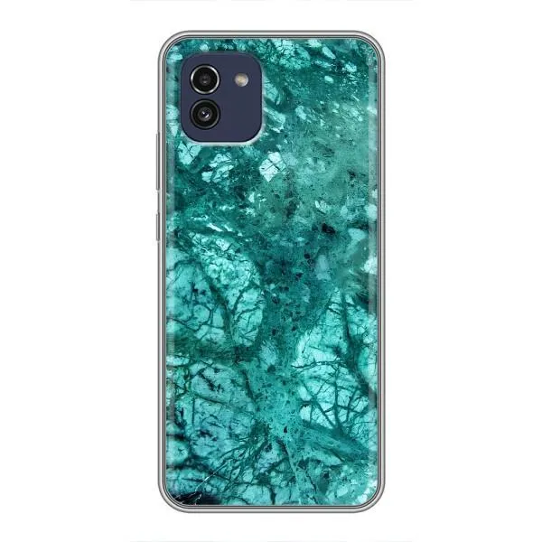 Чехол с принтом «Зеленый мрамор» для Samsung Galaxy A03 (A035) Чехол с принтом «Зеленый мрамор» для Samsung Galaxy A03 (A035)