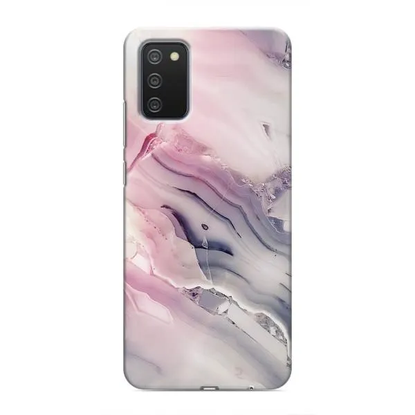 Чехол с принтом «Пурпурный Мрамор» для Samsung Galaxy A03s
