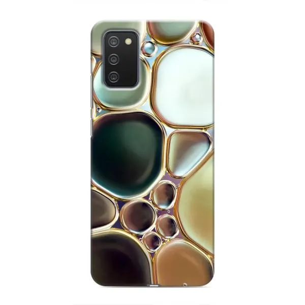 Чехол с принтом «Радужный Мрамор» для Samsung Galaxy A03s