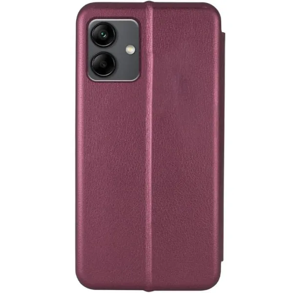 Шкіряний чохол-книжка Classy для Samsung Galaxy A04e — Бордовий — фото 2