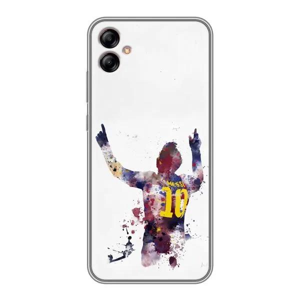Чехол с принтом «Messi Barca» для Samsung Galaxy A04e (A042)