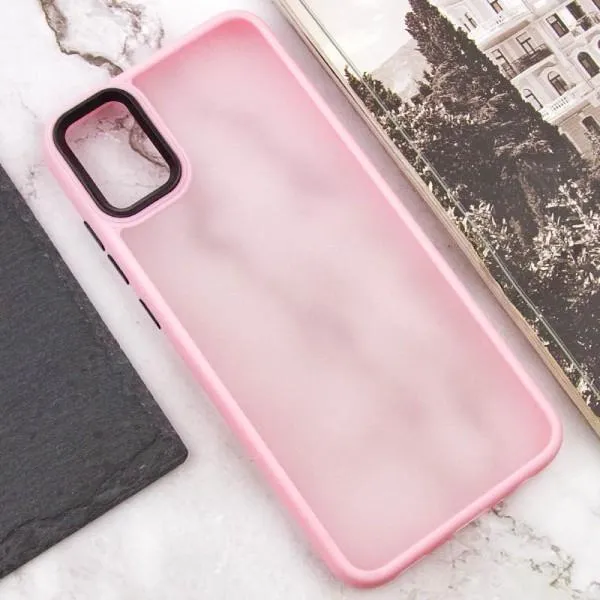 Чехол TPU+PC Lyon Frosted для Samsung Galaxy A05 — Розовый — фото 4