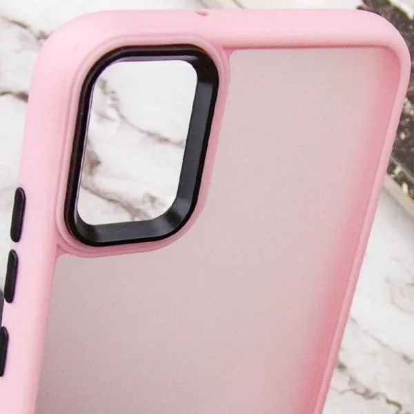 Чехол TPU+PC Lyon Frosted для Samsung Galaxy A05 — Розовый — фото 5