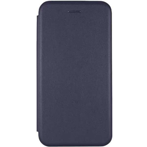 Кожаный чехол-книжка Classy для Samsung Galaxy A05 — Темно-синий — фото 1