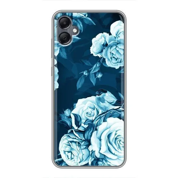 Чехол с принтом «Голубые Бутоны» для Samsung Galaxy A05 Чехол с принтом «Голубые Бутоны» для Samsung Galaxy A05