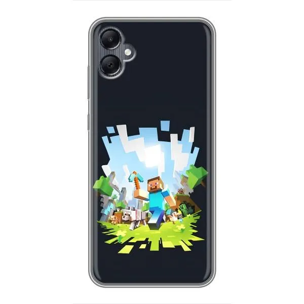 Чехол с принтом «персонажи Minecraft» для Samsung Galaxy A05 Чехол с принтом «персонажи Minecraft» для Samsung Galaxy A05