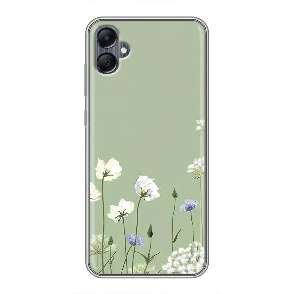 Чехол с принтом «Цветы на зеленом» для Samsung Galaxy A05 Чехол с принтом «Цветы на зеленом» для Samsung Galaxy A05