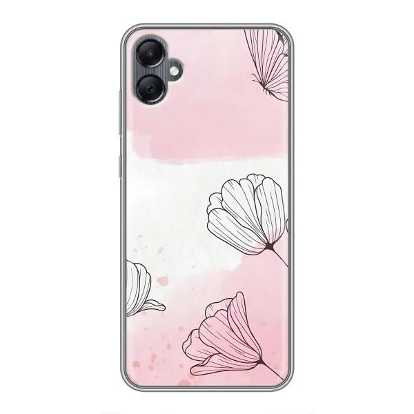 Чехол с принтом «Розовые цветы» для Samsung Galaxy A05 Чехол с принтом «Розовые цветы» для Samsung Galaxy A05