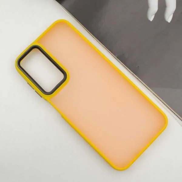 Чехол TPU+PC Lyon Frosted для Samsung Galaxy A05s — Оранжевый — фото 2 Чехол TPU+PC Lyon Frosted для Samsung Galaxy A05s — Оранжевый — фото 2
